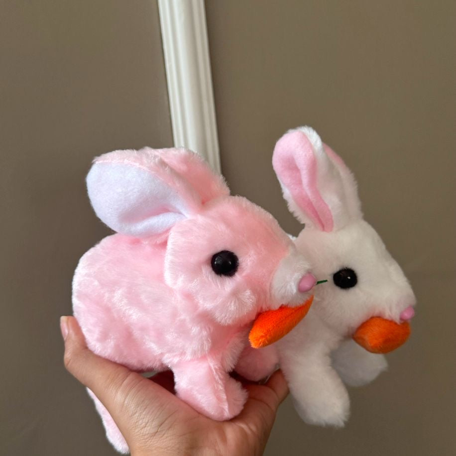 💖 Işıklı Zıplayan Tavşan Peluş – Verilebilecek En Tatlı Hediye 🐰✨